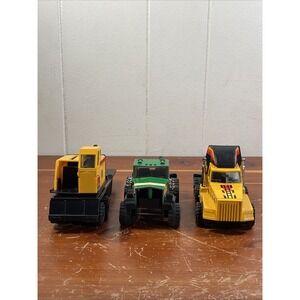 Lot of 3 Vintage REMCO‎ Die-Cast Trucks 1983–1987 Construction Tough Wheels...